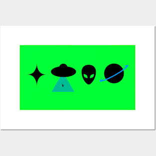 UFO Posters and Art